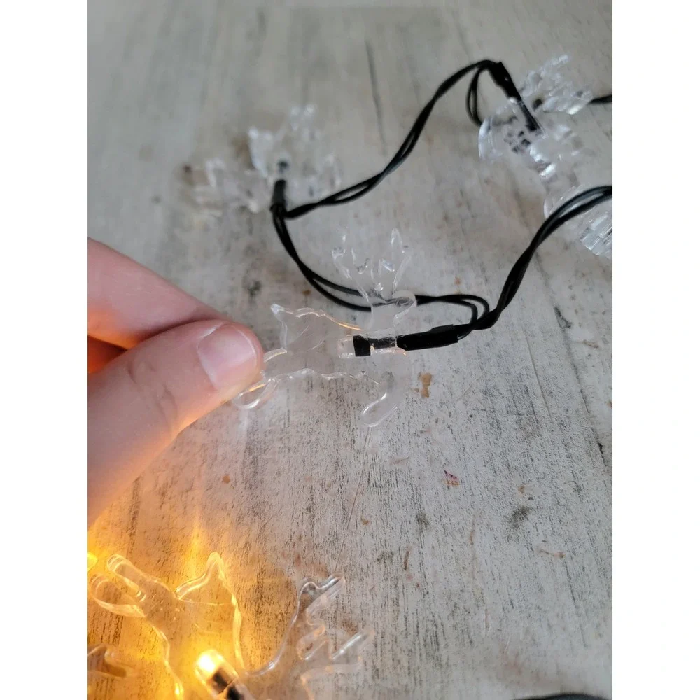 Light up reindeer AS IS string light‎ Xmas home decor figure Santa Claus